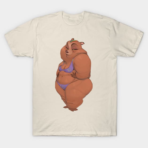 Bear beauty T-Shirt by yuvhermon